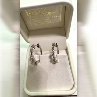 14K White Gold Earrings