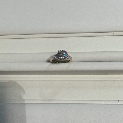 2.25 CT Two Tone Engagement Ring - Image 2